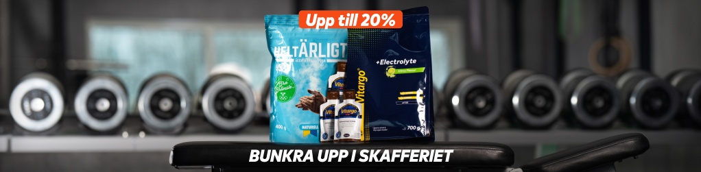 Kosttillskott - upp till 20%